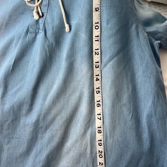 ⭐️Anthro’s Easel,Soft Chambray Dress, Incredible Feel,EasyWear,Excellent Cond. - Picture 9 of 12
